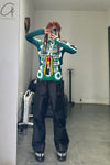 Walter Van BeirendonCK Skeleton Bicycles Riding AW22-23 7004 Green